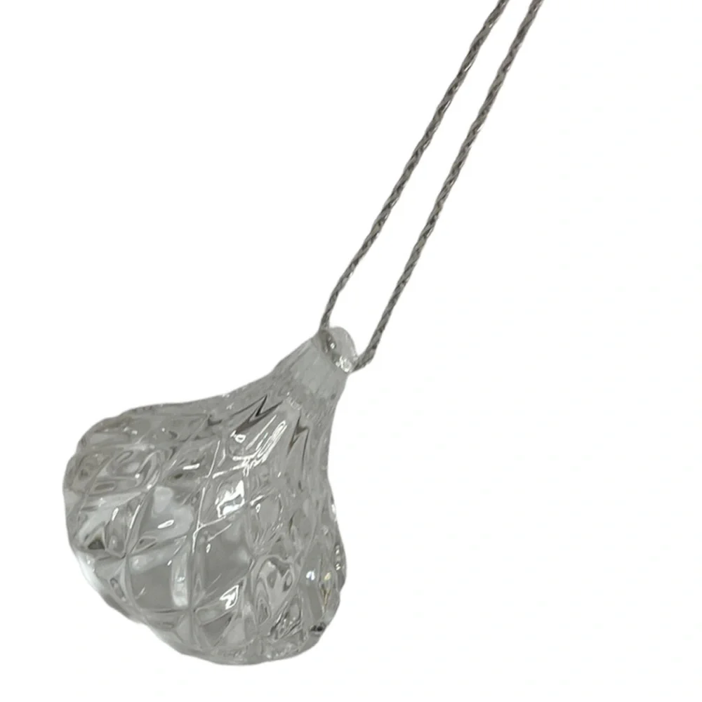 Crystal Kiss Made In Germany Ornament Hershey Kiss Full Lead Jonal Crystals